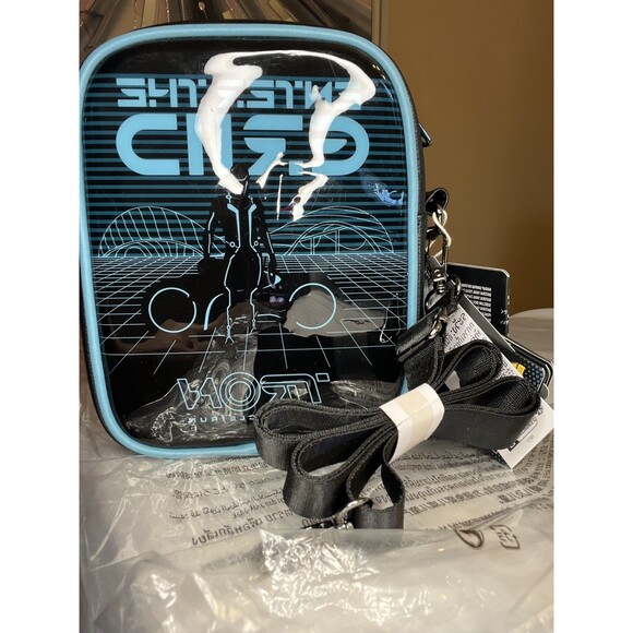 Disney Parks 2023 Loungefly  Crossbody Tron Bag Enter the  Grid Lights Up New main image 12